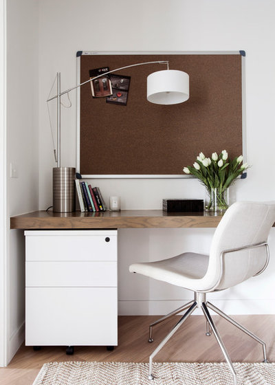 Contemporary Home Office by Alexander Pollock Interiors