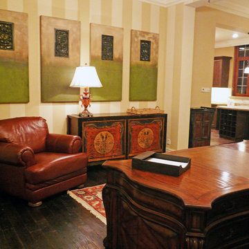 Rooms - Home Office - With Antiques Chinese Design Elements