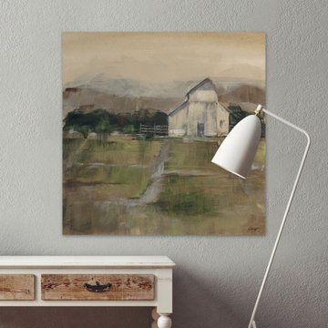"Rural Sunset I" Painting Print on Wrapped Canvas
