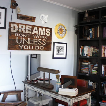 Rustic Chicago Home Office