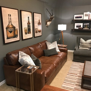 Rustic Luxe Man Cave