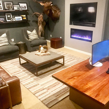 Rustic Luxe Man Cave