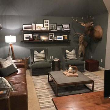 Rustic Luxe Man Cave