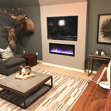Rustic Luxe Man Cave