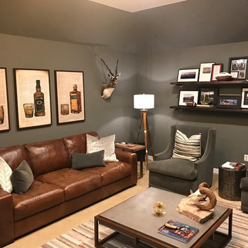 Rustic Luxe Man Cave