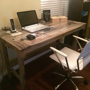 rustic office desk