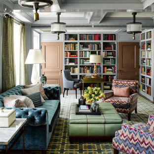 S.R. Gambrel Upholstered Center Ottoman in "Utah" by Keleen Leathers