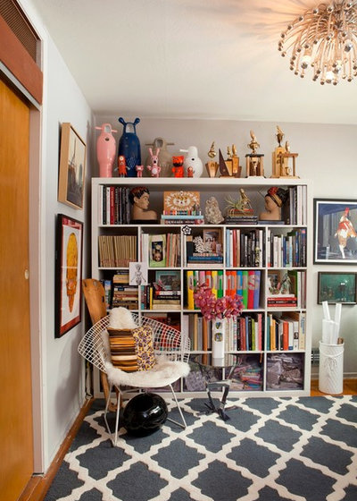 Eclectic Home Office by Janel Holiday Interior Design