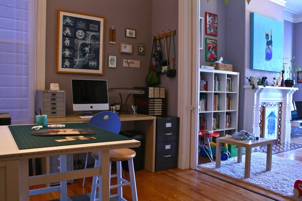 Eclectic Home Office by Shannon Malone