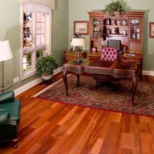 Example of a trendy home office design in Other