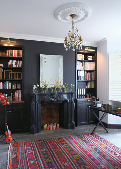 Traditional Home Office by Yoko Kloeden Design