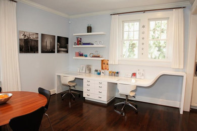 Inspiration for a home office remodel in Atlanta