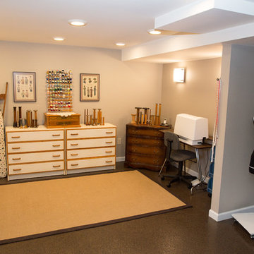 Sewing Room and Basement Remodel