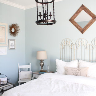 Home office - shabby-chic style home office idea in Birmingham