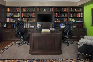 Home office - home office idea in Detroit