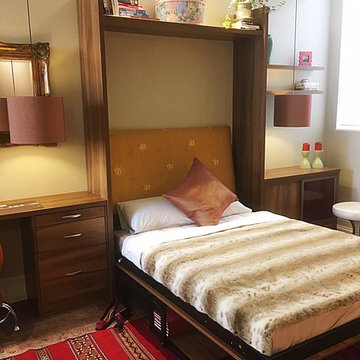 Showroom - Hideaway Bed with desk in Tuscan Walnut