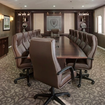 Sleek Meets Traditional Corporate Office