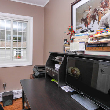Sliding Window with Grilles in Home Office - Renewal by Andersen