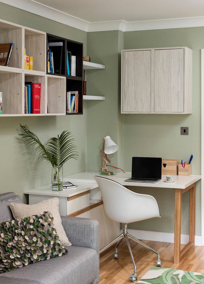 Fusion Home Office & Library by Black Fox Interiors