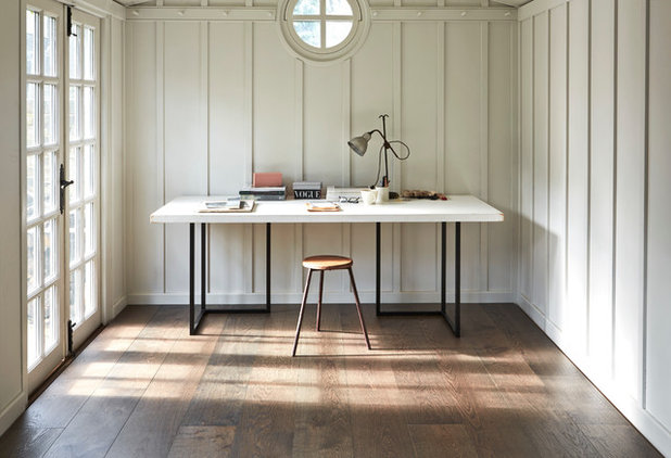 Fusion Home Office & Library by The Natural Wood Floor Company Limited