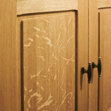 Solid Oak Door Panel - Bespoke Oak Cabinets