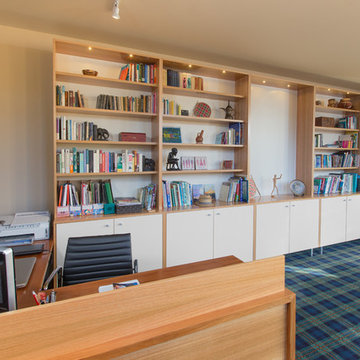 Spacious Home Office and Library