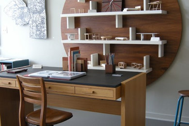 Home office - modern home office idea in San Francisco