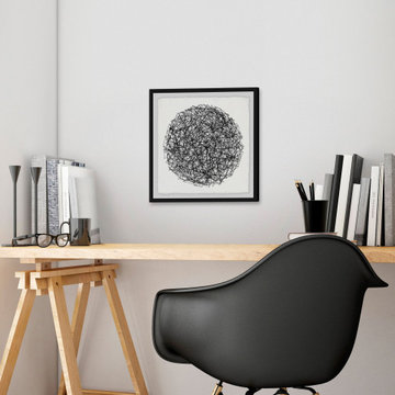 "Sphere of Strings" Framed Painting Print