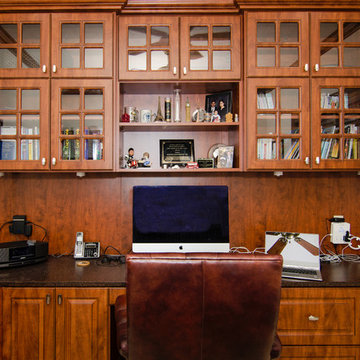 Stained Wood Home Office