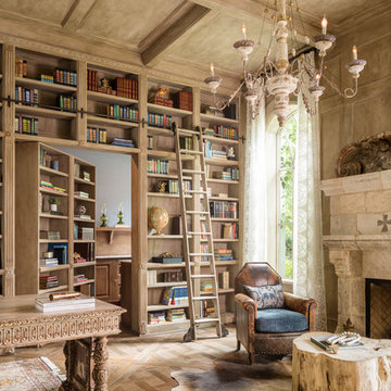 Stone Fireplace