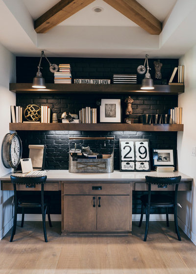 Farmhouse Home Office by Clarissa at Lee Douglas Interiors