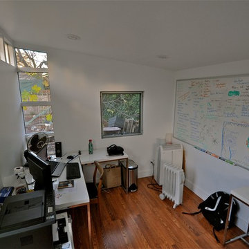 Studio Shed Lifestyle Interior home office with white board