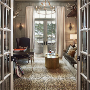 Stylish Manor - Home Office/Library www.hryanstudio.com