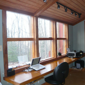 Sunroom converted to studio