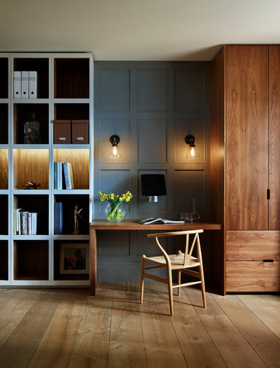 Contemporary Home Office by Kitchen Architecture Ltd