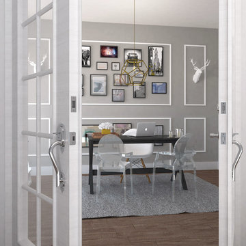 The "Boho Chic" Home Office