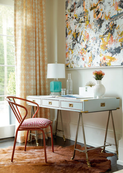 Transitional Home Office by Calico