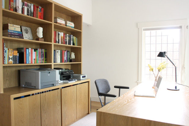 Contemporary Home Office by Holly Marder