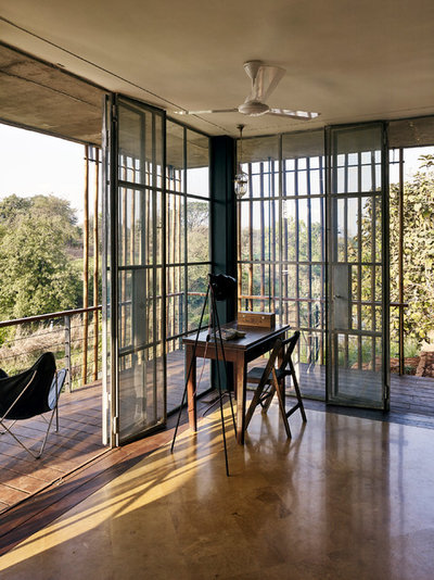 Contemporary Home Office by Architecture BRIO