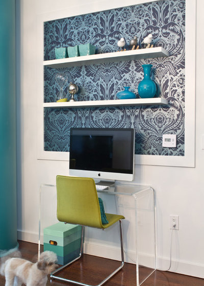 Contemporary Home Office by A.S.D. Interiors - Shirry Dolgin, Owner