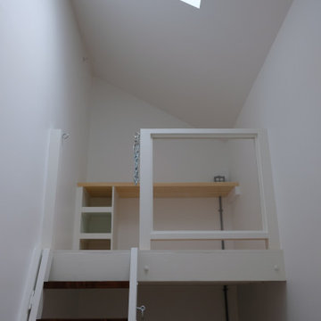 Third floor edition to walk-in-closet turned bedroom