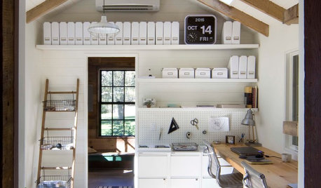 Room of the Week: An Old Barn is Turned into an Airy Home Office