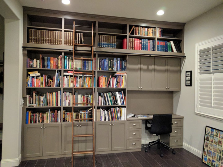 Built-In - Transitional Home Office
