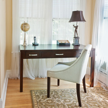 Transitional Sunroom Office in Stratford, CT
