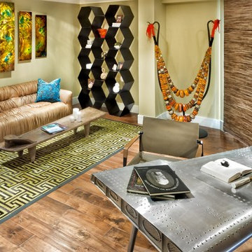 Tribal Themed Home Office