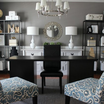 Turning a Dining Room into a Home Office