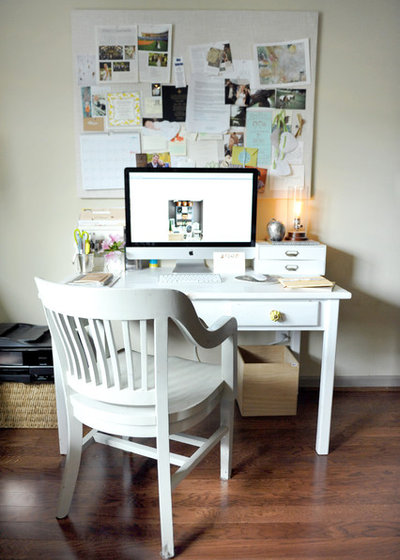 Eclectic Home Office by Two Ellie