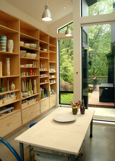 Contemporain Bureau à domicile by Giulietti Schouten Weber Architects