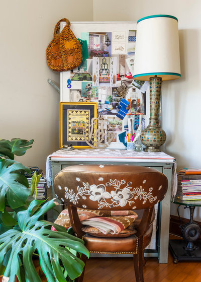 Eclectic Home Office by Carolyn Reyes