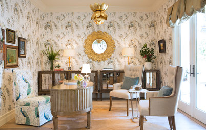 Room of the Day: Beautiful Whimsy for a Busy Mother’s Home Office